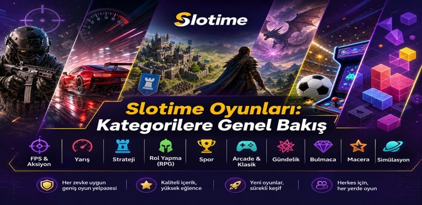 Slotime Oyunları Rehberi Banner Görseli