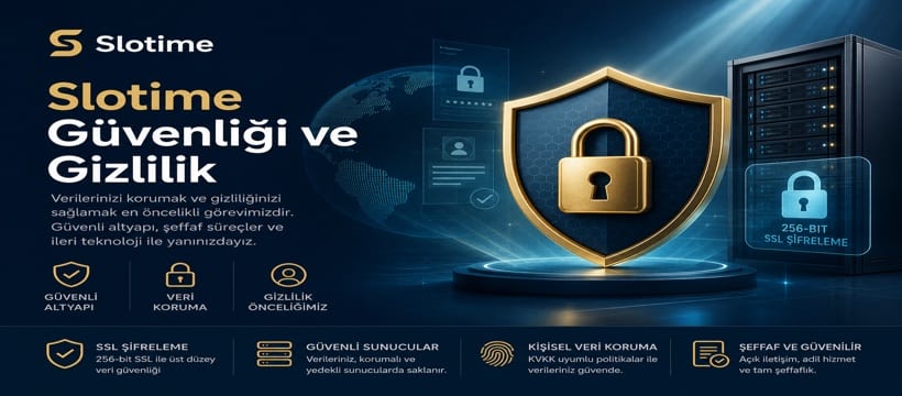 Slotime Güvenilirlik ve Güven Görseli